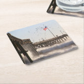 Ventura Pier Waves | El Nino Kartonnen Onderzetters (Schuin)