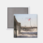 Ventura Pier Waves | El Nino Magneet (Voorkant / Achterkant)