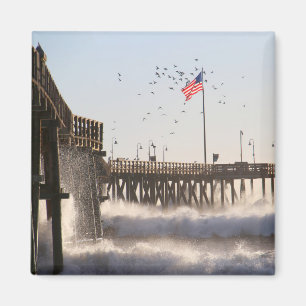 Ventura Pier Waves   El Nino Magneet