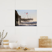 Ventura Pier Waves | El Nino Poster (Keuken)