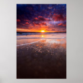 Ventura State Beach at Sunset Poster (Voorkant)