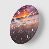 Ventura State Beach at Sunset Ronde Klok (Hoek)