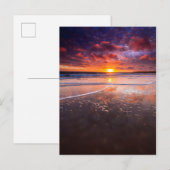 Ventura State Beach bij zonsondergang Briefkaart (Voorkant / Achterkant)