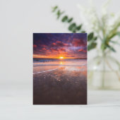 Ventura State Beach bij zonsondergang Briefkaart (Staand voorkant)