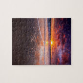 Ventura State Beach bij zonsondergang Legpuzzel (Horizontaal)