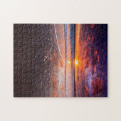Ventura State Beach bij zonsondergang Legpuzzel (Horizontaal)