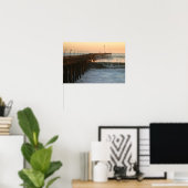 Ventura Storm Pier Poster (Thuiskantoor)