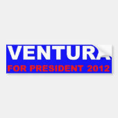 Ventura voor president 2012 bumpersticker (Voorkant)