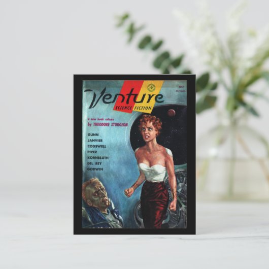 Venture - 1957.7_Pulp Art Briefkaart (Staand voorkant)