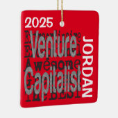 Venture Capitalist Extraordinaire CUSTOM Keramisch Ornament (Rechts)
