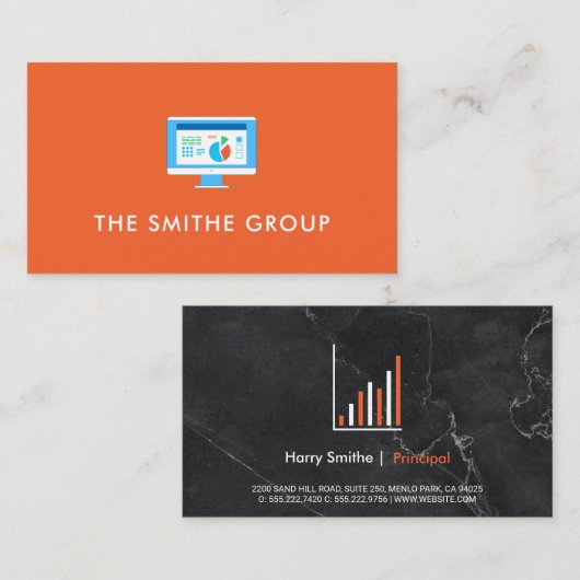 Venture Capitalist | Ondernemingen | Makelaar Visitekaartje (Voorkant / Achterkant)