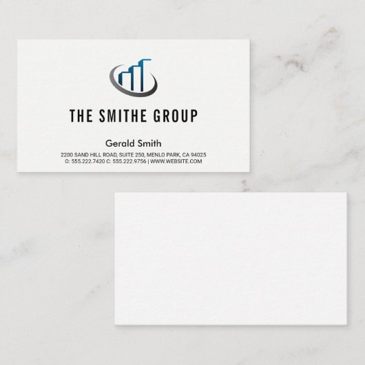 Venture Capitalist | Ondernemingen | Onroerend goe Visitekaartje (Voorkant / Achterkant)