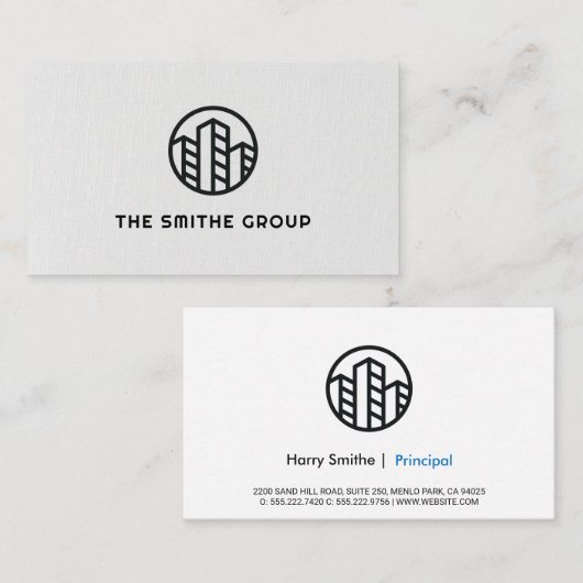 Venture Capitalist | Ondernemingen | Textuur Visitekaartje (Voorkant / Achterkant)