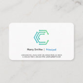 Venture Capitalist | Zakelijke Visitekaart van Tec Visitekaartje (Achterkant)