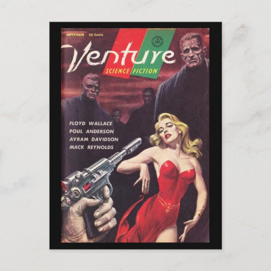 Venture Science Fiction v01 n05 (1957-09.Mercury)_ Briefkaart (Voorkant)