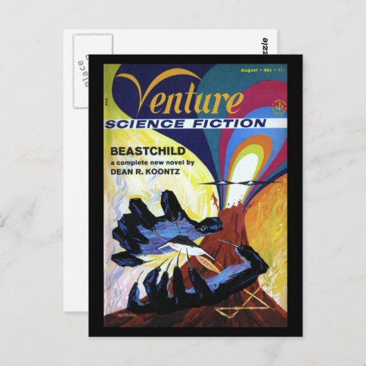 Venture Science Fiction v04 n03 (1970-08.Mercury)_ Briefkaart (Voorkant / Achterkant)