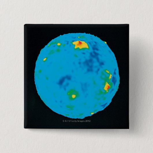 Venus 2 vierkante button 5,1 cm (Voorkant)