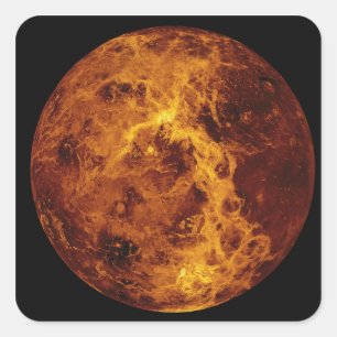 Venus 3 vierkante sticker
