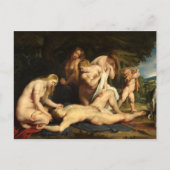 Venus & Adonis - Rubens Briefkaart (Voorkant)