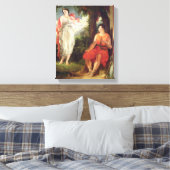 Venus and Anchises, 1826 (oil on canvas) Canvas Afdruk (Insitu (Slaapkamer))