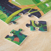 Venus Avontuur Wacht! Reisposter Legpuzzel (Zijkant)
