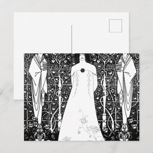 Venus Between Terminal Gods By Aubrey Beardsley Briefkaart (Voorkant / Achterkant)