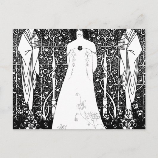 Venus Between Terminal Gods By Aubrey Beardsley Briefkaart (Voorkant)