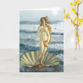 Venus bij het wenskaart van het Strand Kaart (Gele Bloem)