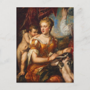 Venus Blindfolding Cupid Briefkaart