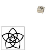 Venus Bloem van Liefde - zilver + uw ideeën Rubberstempel (Gestempeld)