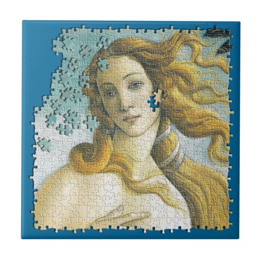 Venus Botticelli puzzel Tegeltje (Voorkant)