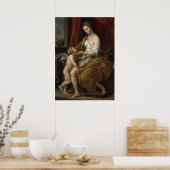 Venus Caressing Cupido Poster (Keuken)