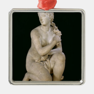 Venus Crouching, 1686 Metalen Ornament