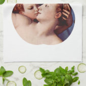 Venus, Cupid, Folly en Tijd door Bronzino Theedoek (Gevouwen)