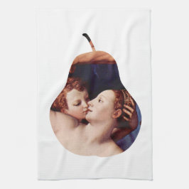Venus, Cupid, Folly en Tijd door Bronzino Theedoek