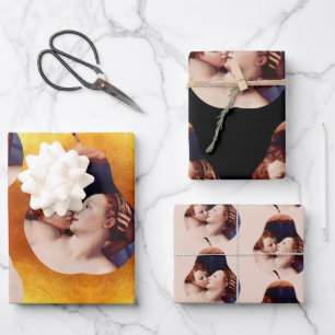 Venus Cupid Folly en Tijd door Bronzino WPS3 Inpakpapier Vel