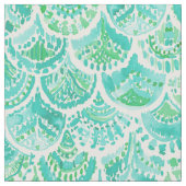 VENUS DE MER Aqua Mermaid Scales Stof (Close Up)
