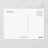 Venus De Milo Briefkaart (Achterkant)