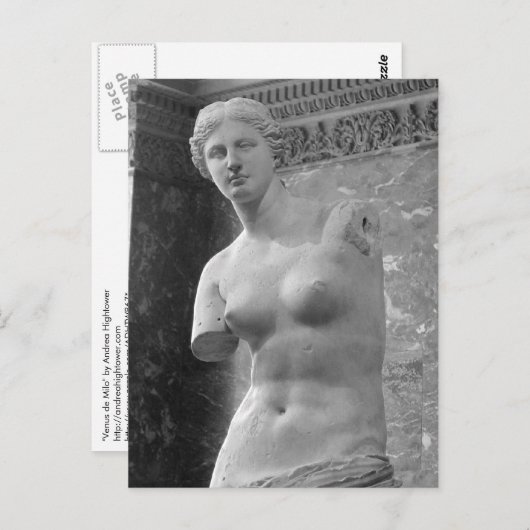 Venus de Milo Briefkaart (Voorkant / Achterkant)