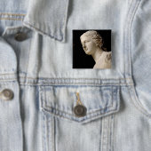 Venus de Milo Vierkante Button 5,1 Cm (In situ)