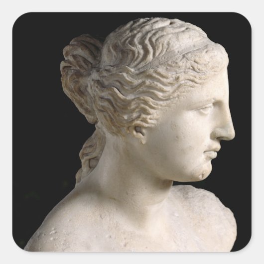 Venus de Milo Vierkante Sticker (Voorkant)