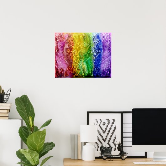 Venus de Rainbow Poster (Thuiskantoor)