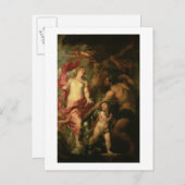 Venus die Vulcan vraagt om de Armor van Aeneas (ol Briefkaart (Voorkant / Achterkant)