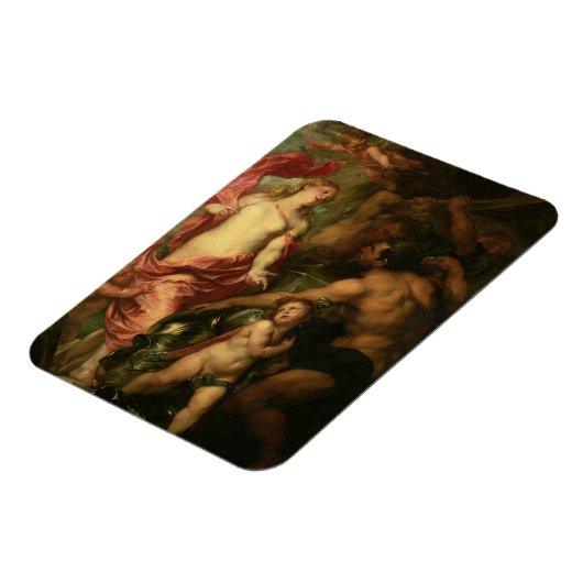 Venus die Vulcan vraagt om de Armor van Aeneas (ol Magneet (Linkerzijde)