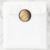 VENUS door Mariner 10 NASA flyby foto Ronde Sticker (Tas)