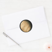 VENUS door Mariner 10 NASA flyby foto Ronde Sticker (Envelop)