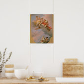 Venus en Adonis (olie op doek) Poster (Keuken)