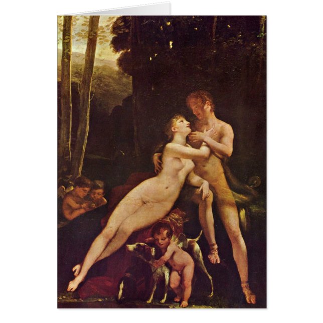 Venus en Adonis van Pierre-Paul Prud'Hon (Voorkant)