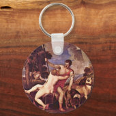 Venus en Adonis, van Tizian Sleutelhanger (Voorkant)