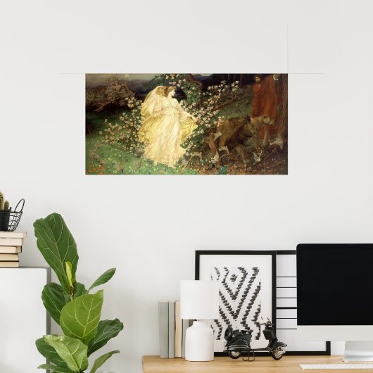 Venus en Anchises (1890) door William Richmond Poster (Thuiskantoor)